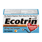 Ecotrin&nbsp;Enteric Aspirin&nbsp;Low Strength 81Mg Tablets Full-Size Picture